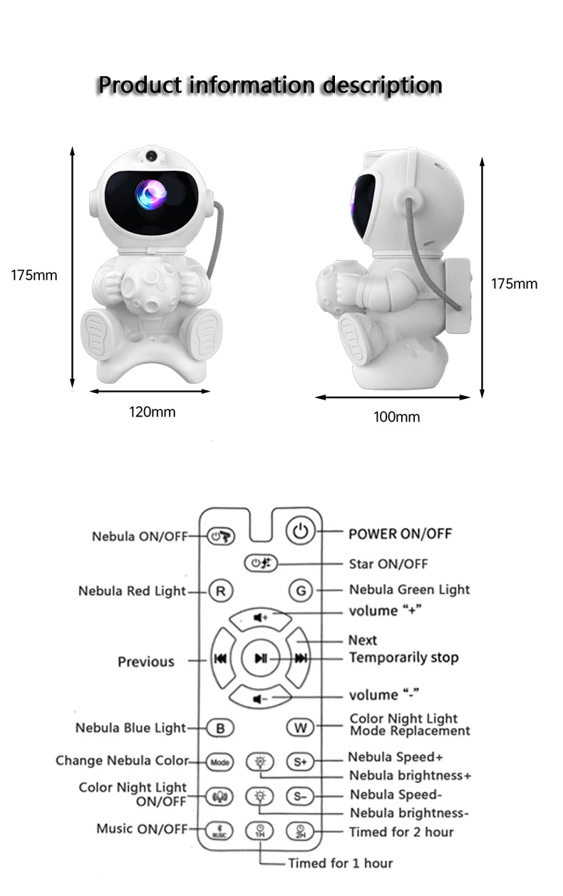 Astronaut LED Star