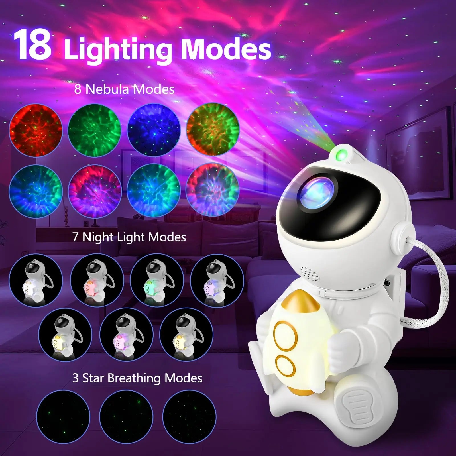 Astronaut LED Star